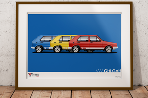 New Product: VW Citi Golf in red, yellow, blue...
