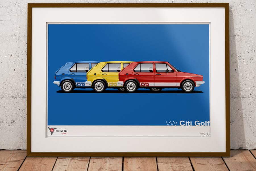 New Product: VW Citi Golf in red, yellow, blue...