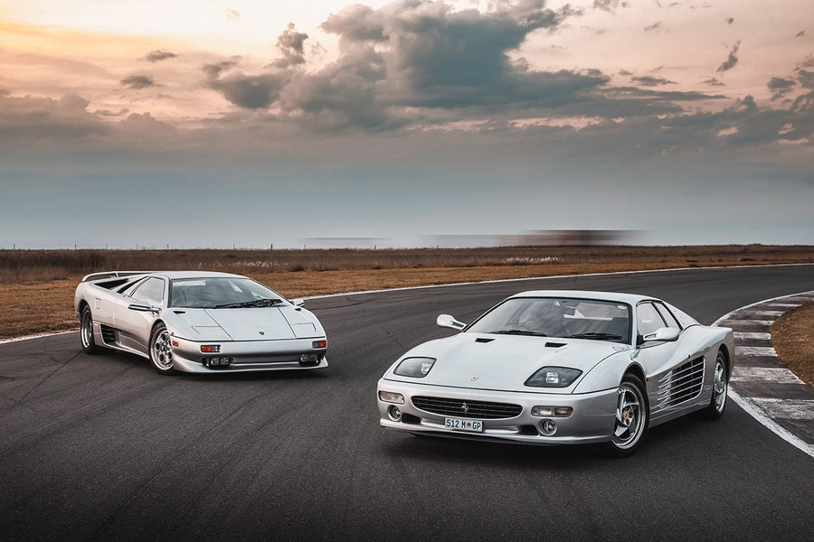 MODERN CLASSIC DRIVE: Ferrari F512M vs Lamborghini Diablo VT