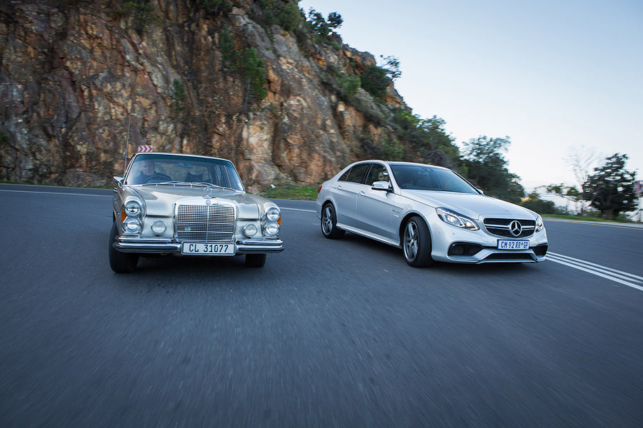 RETRO COMPARISON: Mercedes-Benz 300SEL 6.3 vs Mercedes-Benz E63 AMG (W212)