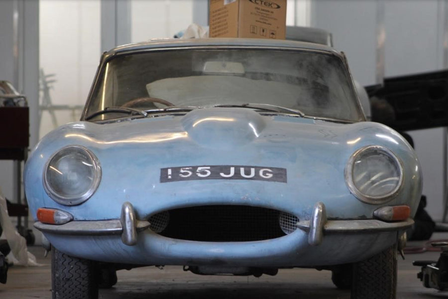 Neglected for 40 years, barn-find E-Type gets complete restoration
