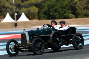 Sebastian Vettel celebrates Aston Martin centenary with drive of "Green Pea"
