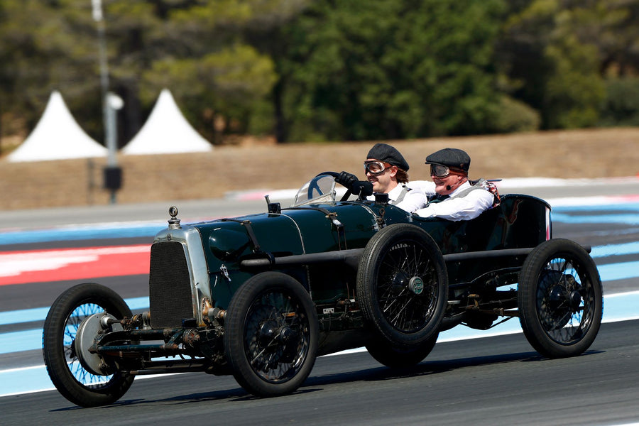 Sebastian Vettel celebrates Aston Martin centenary with drive of "Green Pea"