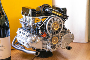 South African man builds exquisite Porsche scale model engine