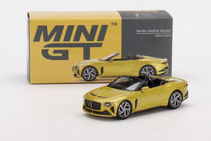 Mini GT Bentley Bacalar Mulliner - Yellow Flame