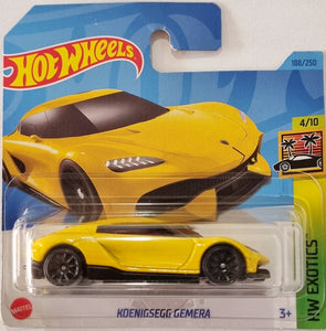 Hot Wheels Koenigsegg Gemera (Yellow)