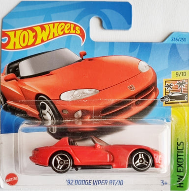 Hot Wheels '92 Dodge Viper RT/10 (red)