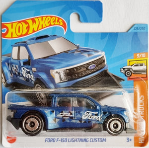 Hot Wheels Ford F-150 Lightning Custom (blue)