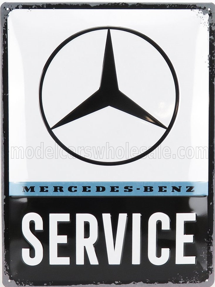 Mercedes-Benz Service Metal Plate