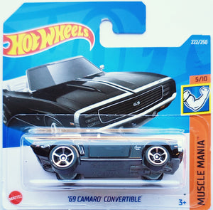 Hot Wheels '69 Camaro Convertible (black)
