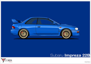 Subaru Impreza 22B STi (A2 - blue)