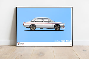 BMW (E12) 530 MLE Print (A2 & A3)