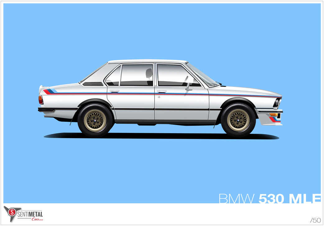 BMW (E12) 530 MLE Print (A2 & A3)