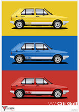 VW Citi Golf - Portrait (A2 & A3)