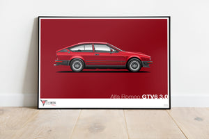 Alfa Romeo GTV6 3.0 Print (A2 & A3)