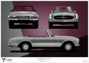 Mercedes-Benz (W113) "Pagoda" SL Print