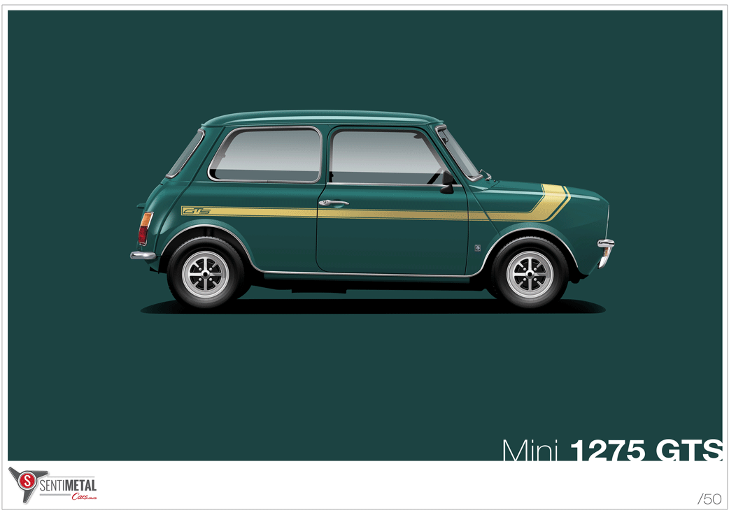 Mini 1275 GTS Print (A2 & A3)