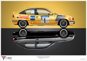 Opel Kadett Superboss: Group N Legend Print (A2)