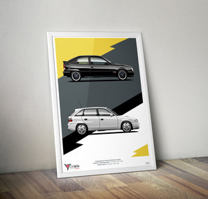 Opel South Africa Super Hatches Print (A2)