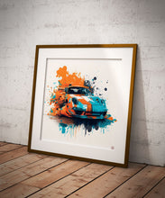 Porsche/Gulf - Paint & Power - AI-assisted Artwork