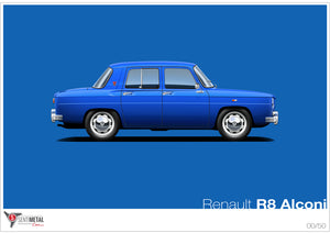 Renault R8 Alconi Print (A2 & A3)