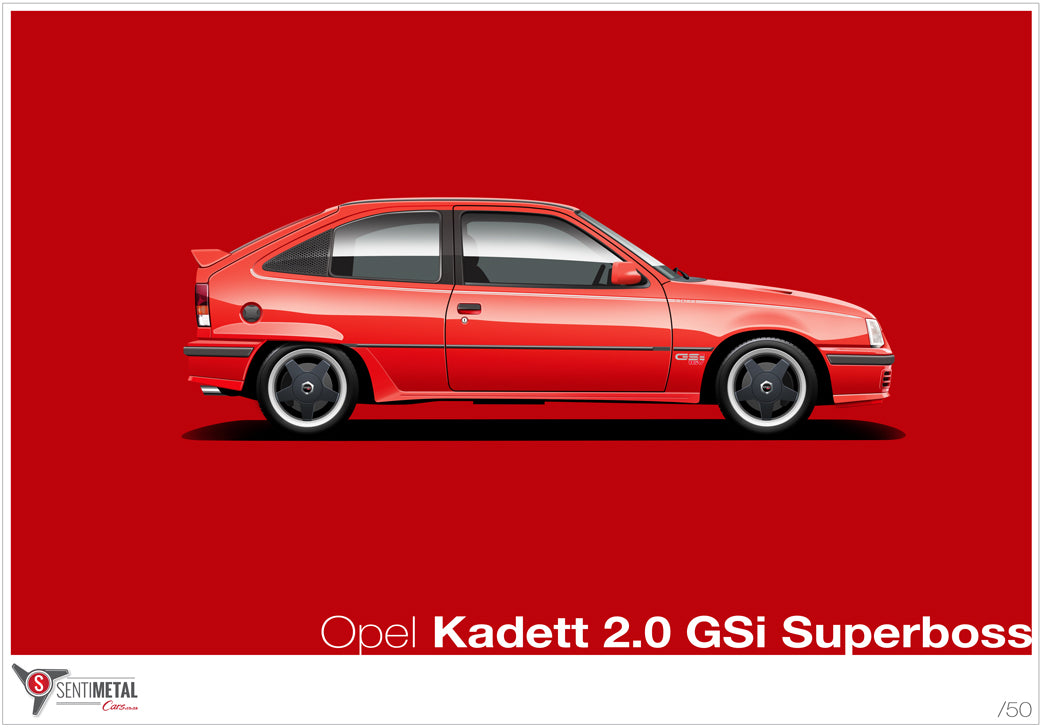 Opel Kadett 2.0 GSi Superboss Print (A2 & A3)