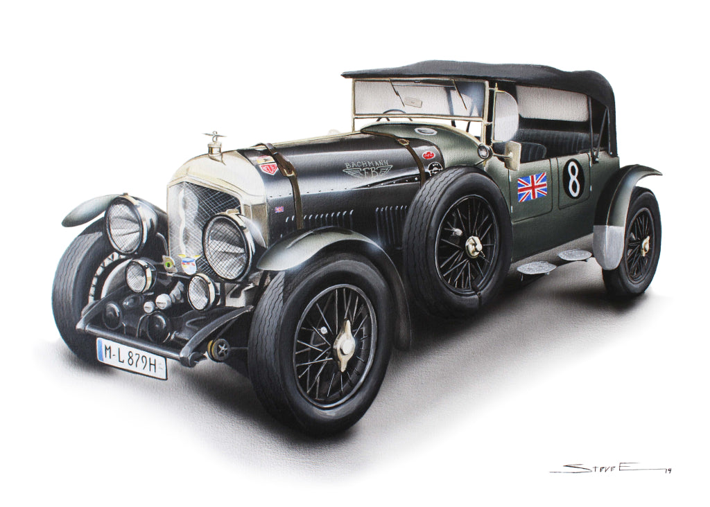 Steve Erwin Art: Bentley Mark VI Special (A3, A4, A5 sizes)